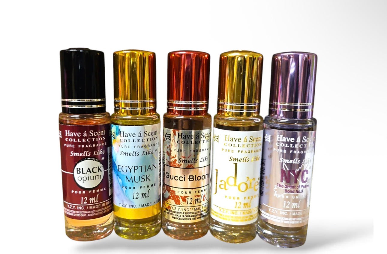 Oil scented roll on